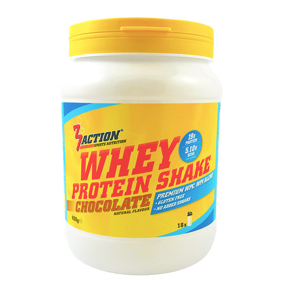 Sports whey protein shake chocolat 450 gr